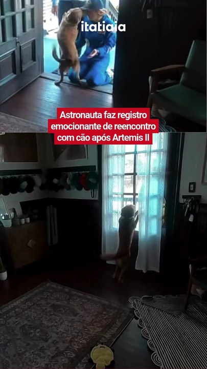 Astronauta faz registro emocionante de reencontro com cão após Artemis II