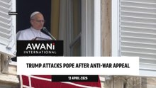 Trump attacks pope after anti-war appeal