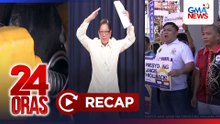 24 Oras: (Part 1) Excise tax sa LPG at kerosene, sinuspinde ni PBBM; may hamon sa mga nagsasabing may sakit siya | Oil price rollback| 3-araw na tigil-pasada ng Manibela, atbp