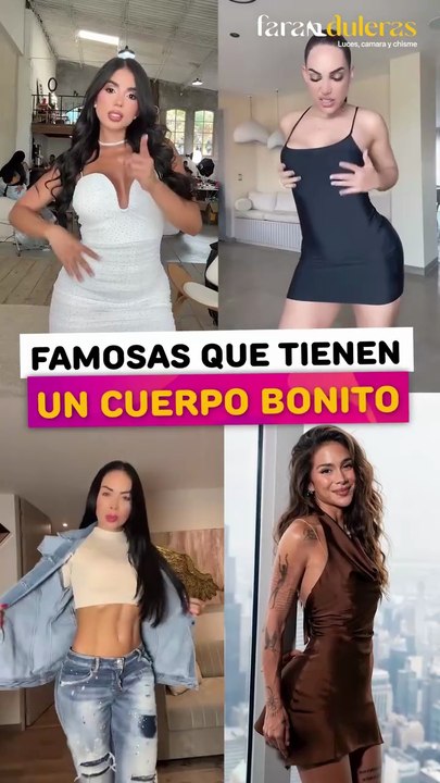 Famosas que tienen un cuerpo muy bonito