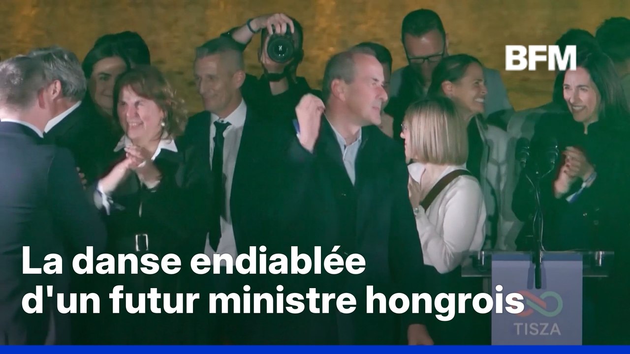 Hongrie: le ministre de la Santé pressenti célèbre la victoire de Péter Magyar