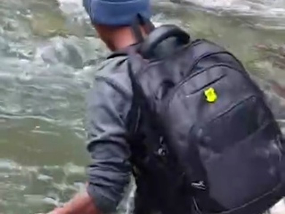 cast net fishing in Nepal |