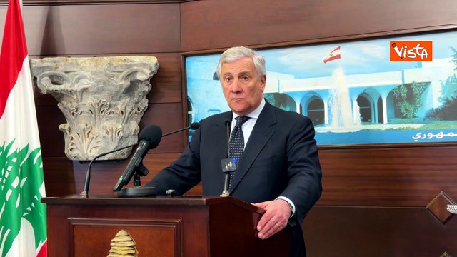 Tajani a Beirut: A Israele chiediamo stop attacchi a civili e a militari Unifil