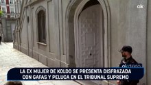 La ex mujer de Koldo se presenta disfrazada con gafas y peluca en el Tribunal Supremo