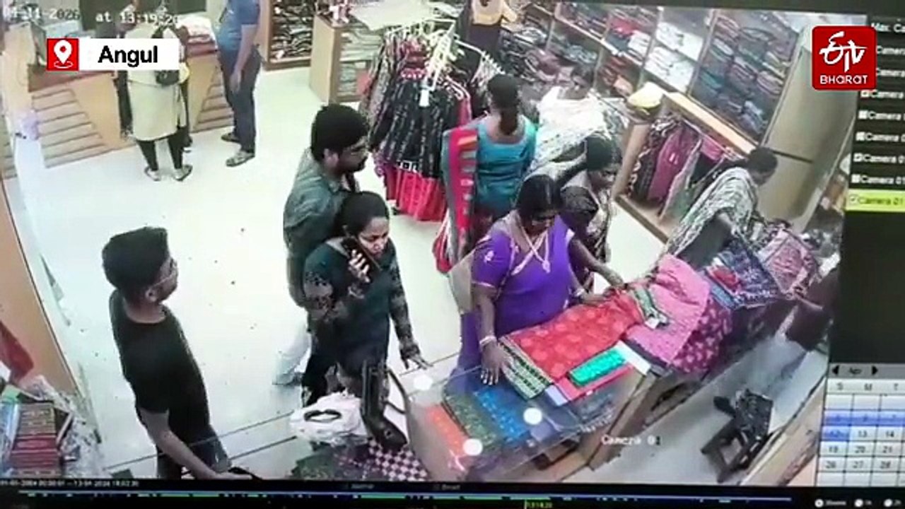 Watch: Women Steal Sarees Worth Rs 7 Lakh From...