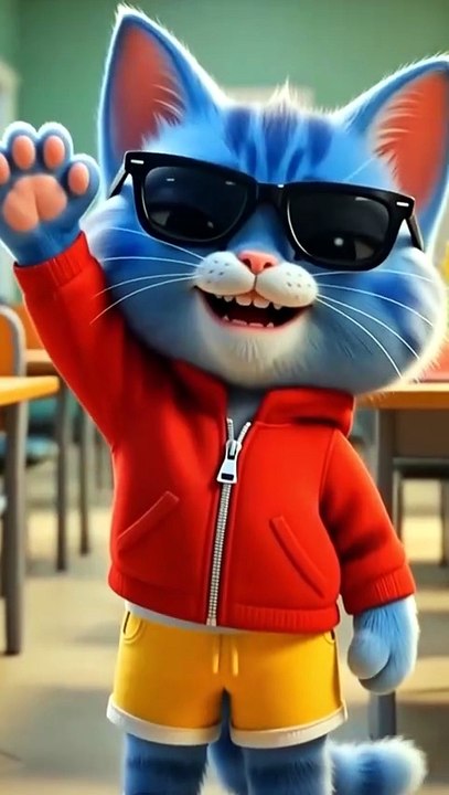 Confident… Then DEAD SILENT 😭 #trendingreel #comedy #funnyreels #kidsfun #cat #cartoon #funny #jokes