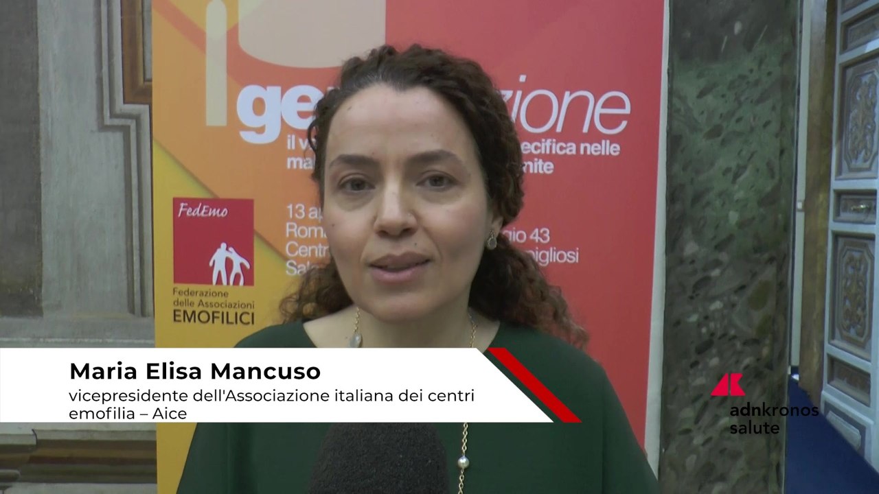 Giornata emofilia, Mancuso (Aice), ?puntare su competenze per migliorare cure e costi?