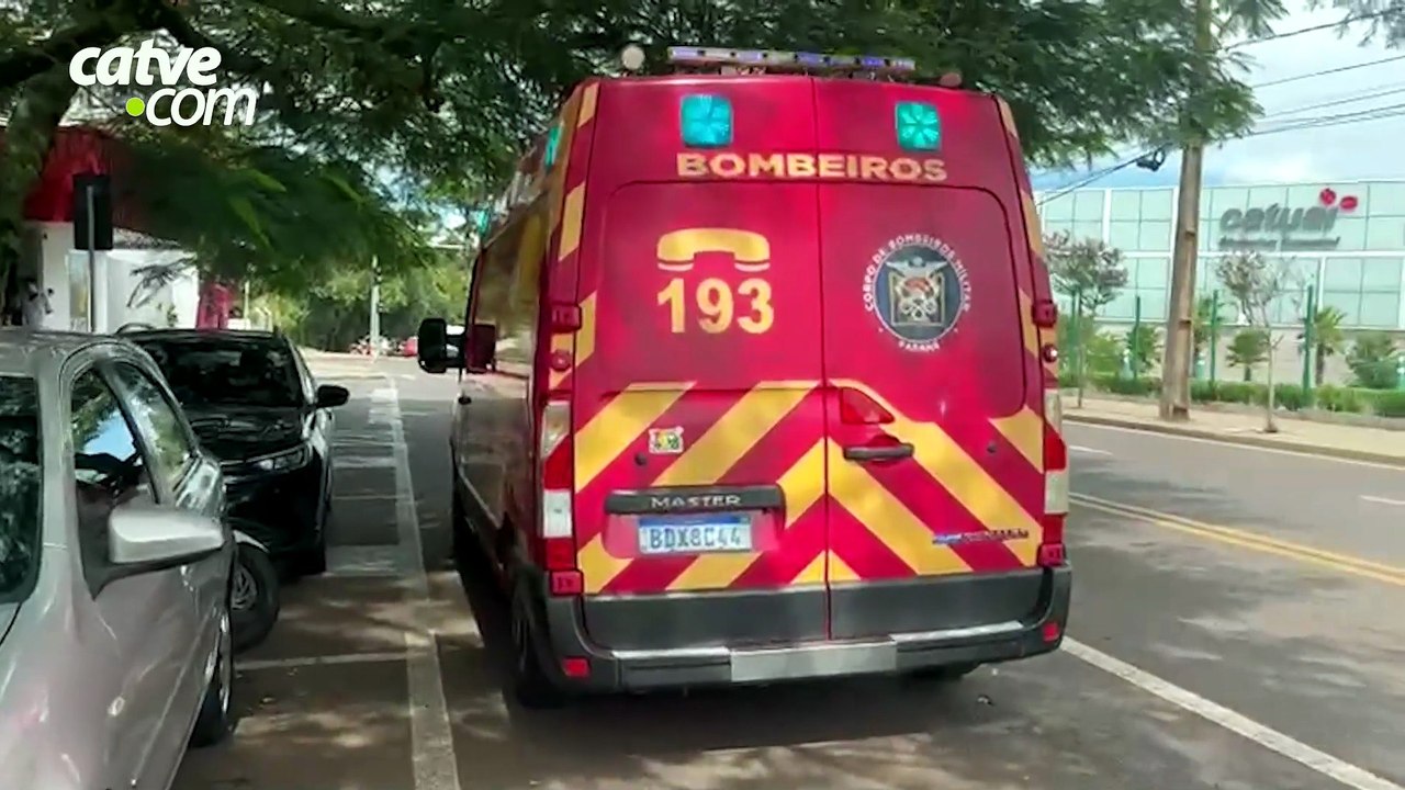 Acidente  deixa homem ferido na rua Jacarezinho em Cascavel