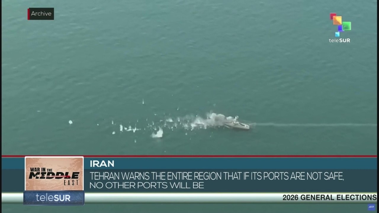Tehran warns entire region that if its ports ar...