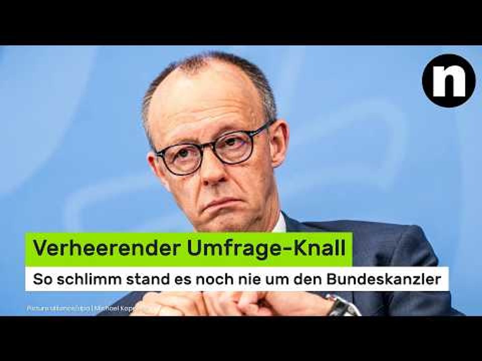 Friedrich Merz: Verheerender Umfrage-Knall - so schlimm stand es noch nie um den Bundeskanzler