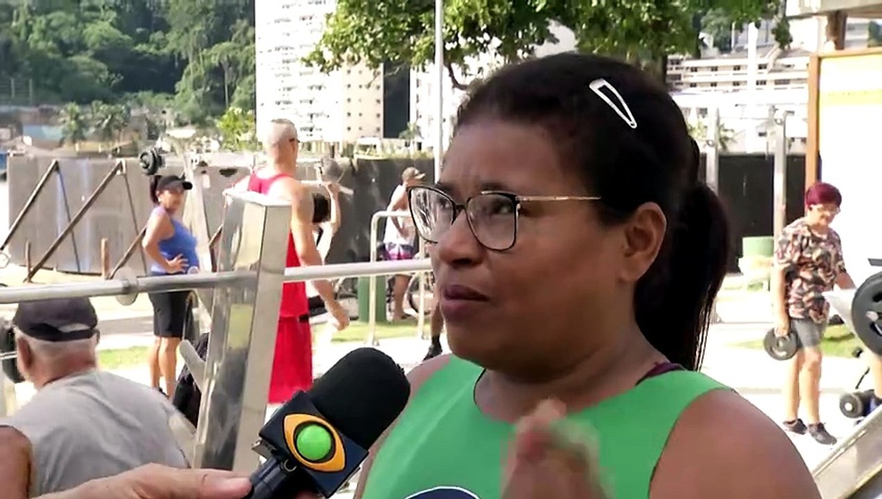 Academia ao ar livre do Itararé vira destaque em São Vicente