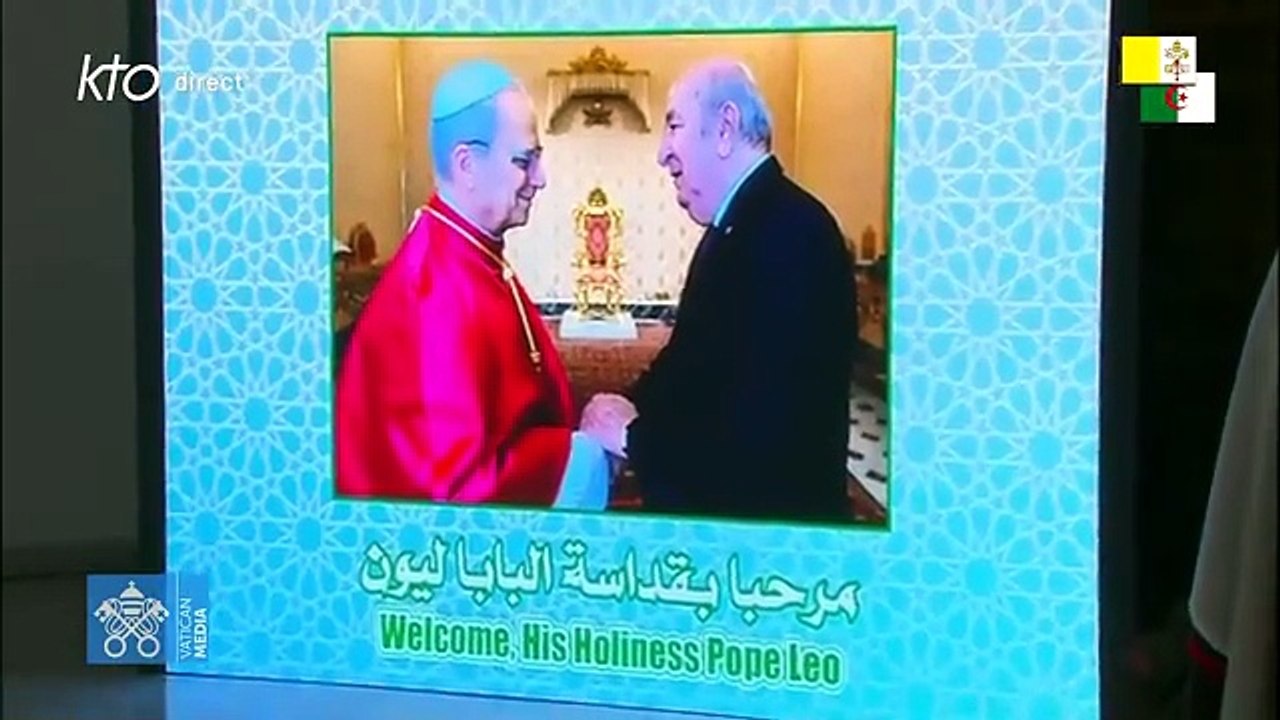 1 - Pape Léon XIV en Algérie - Arrivée