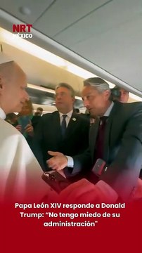 ✝️🌍 El Papa León XIV respondió a Donald Trump con un mensaje contundente, asegurando que no teme a su administración y que continuará alzando la voz en favor del Evangelio.