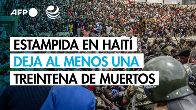 Una estampida en Haití deja al menos una treintena de muertos