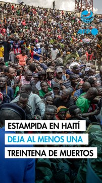 Una estampida en Haití deja al menos una treintena de muertos