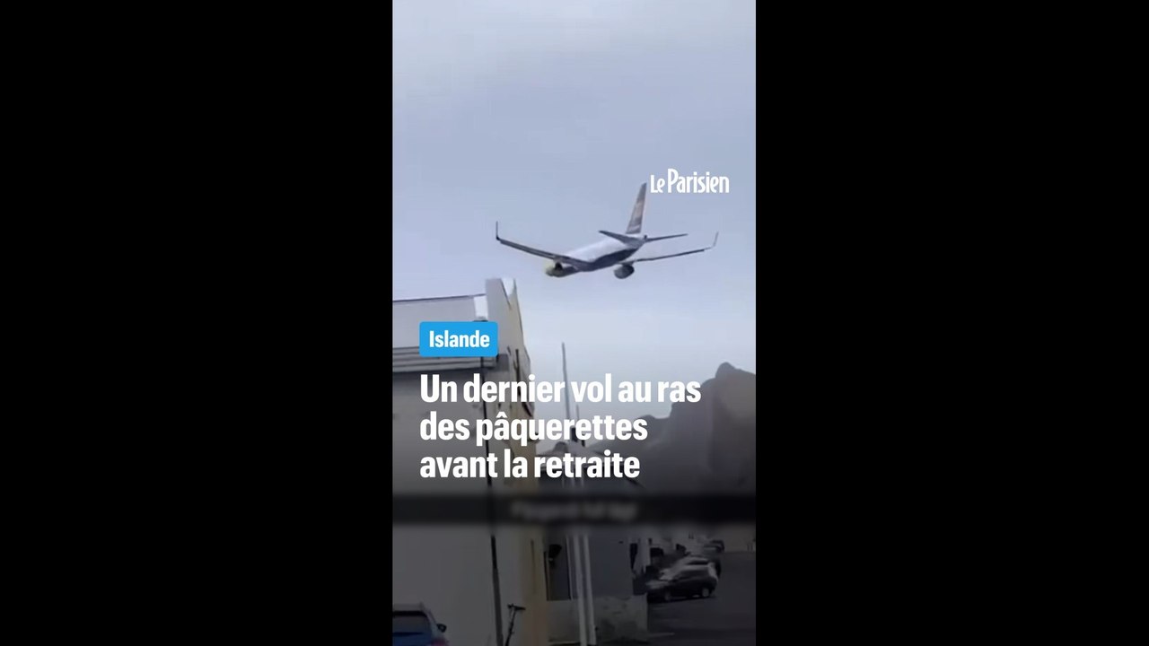 Un pilote islandais fait un rase-motte au dessus de son quartier d'enfance