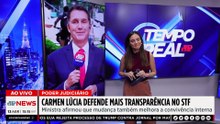 Cármen Lúcia defende mais transparência no STF para melhorar imagem pública | TEMPO REAL