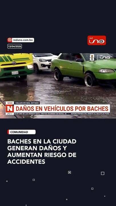 Conductores alertan sobre la creciente cantidad de baches en distintos puntos de la ciudad, una situación que no solo provoca daños en los vehículos, sino que también obliga a maniobras bruscas al volante.