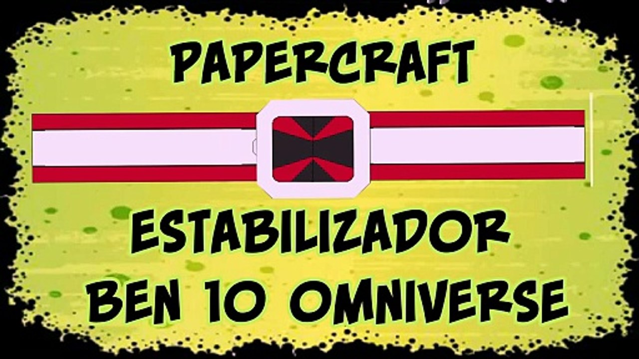 Tutorial - Brinquedo de Papel do Omnitrix (Estabilizador) do Albedo - Ben 10 Omnivers
