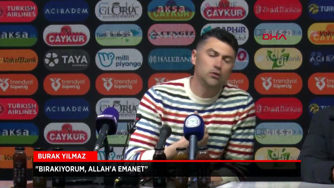 Gaziantep FK Teknik Direktörü Burak Yılmaz: Bırakıyorum, Allah'a emanet