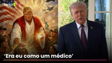 Trump nega que tenha se comparado a Jesus Cristo em montagem de IA: ‘Era como um médico’