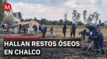 Despliegan operativo masivo para recuperar restos humanos y piezas arqueológicas en Chalco