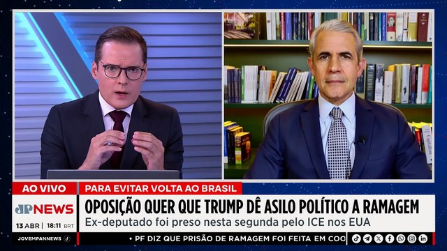 RAMAGEM É PRESO PELO ICE / FLÁVIO FALA EM VITÓRIA NO 1º TURNO | OS PINGOS NOS IS - 13/04/26