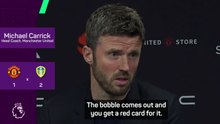 'It's a shocking decision' - Carrick on Martínez red card