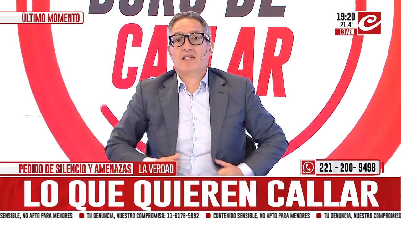 Pedido de silencio: amenazaron a Tomás Méndez