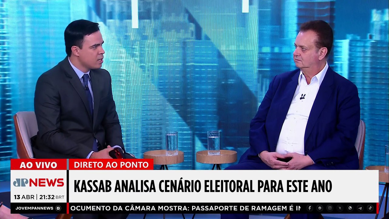 Kassab: “Caiado tem mais facilidade para tirar votos” | DIRETO AO PONTO