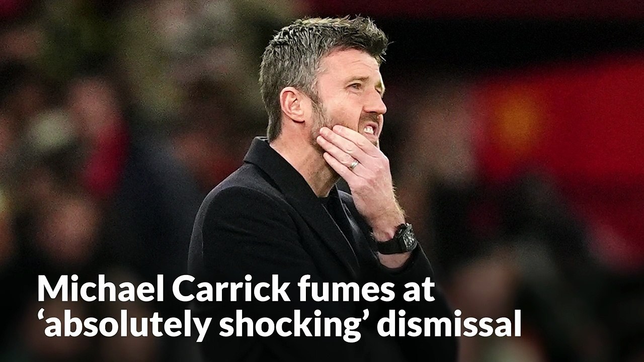 Michael Carrick fumes at ‘absolutely shocking’ dismissal