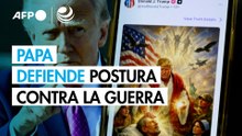 El papa dice que no tiene "miedo" de Trump y reivindica su "deber moral" de pronunciarse contra la guerra