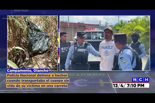Capturan a sujeto que “paseaba” cadáver en carreta tras cometer homicidio en Olancho