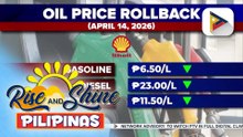 Malakihang bawas-presyo sa mga produktong petrolyo, epektibo na