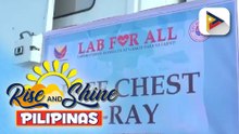 LAB for All program, may handog na iba’t ibang libreng serbisyong pangkalusugan sa mga residente ng Taguig City | ulat ni Diane Querrer