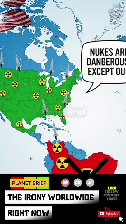 "Nukes Are Dangerous" Says US, Which Has Most Nukes, Threatening Nukes on Iran. Makes Sense? 💥 🙃