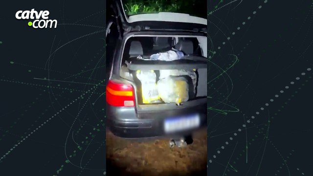 Veículo com quase 100 kg de maconha é apreendido antes de sair de condomínio em Foz do Iguaçu