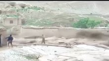 Devastation by mountain floods in Afghanistan