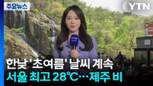 [날씨] 한낮 초여름 날씨, 서울 최고 28℃...동해안 비교적 선선 / YTN