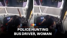 Police hunting bus driver, woman over viral clip