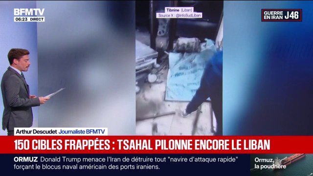 150 cibles frappées par Israël, soldat de Tsahal tué dans le Sud-Liban: les dernières informations de la guerre au Moyen-Orient