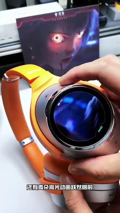 Ling Cage x SONGX Dual-Screen Headphones with 135H Battery & Immersive Sound