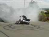 stunt dafy moto burn angouleme juin 2008