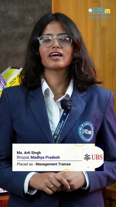 PIBM to UBS_Management Trainee_MBA & PGDM Placements_Arti Singh_Batch_2024–26