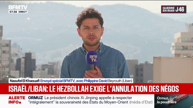 Guerre au Moyen-Orient: le chef du Hezbollah pro-iranien a réclamé l'annulation des pourparlers entre le Liban et Israël ce mardi