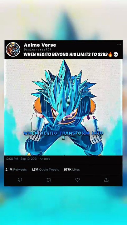 WHEN VEGITO BEYOND HIS LIMITS TO SSB3🔥💀