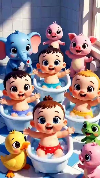 Cute Kids and Elephant Dancing Cartoon  | Fun Enjoying Animation | Kids Video 2026