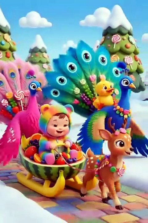 Duck, Cat & Kid Dancing with Peacock  | Funny Kids Cartoon | Animation HD 2026