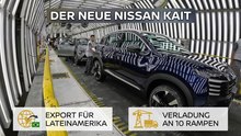 Nissan Kicks/Kait Produktion erklärt: Vom Band bis zum Schiff