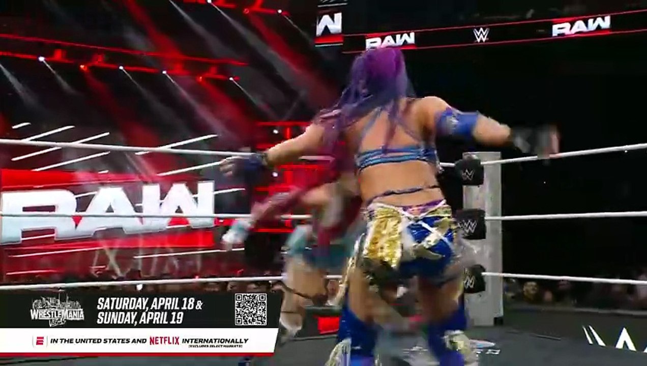WWE RAW 13 APRIL 2026 KAIRI SANE VS IYO SKY FUL...